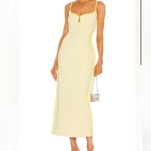 Paris georgia marlo Dress Butter Yellow